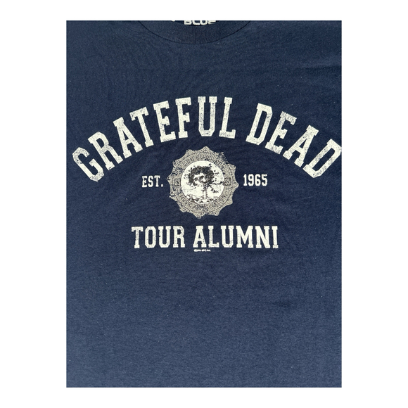 NWOT Grateful Dead Tour Alumni Blue Cotton T-Shirt Sz L - Picture 2 of 4